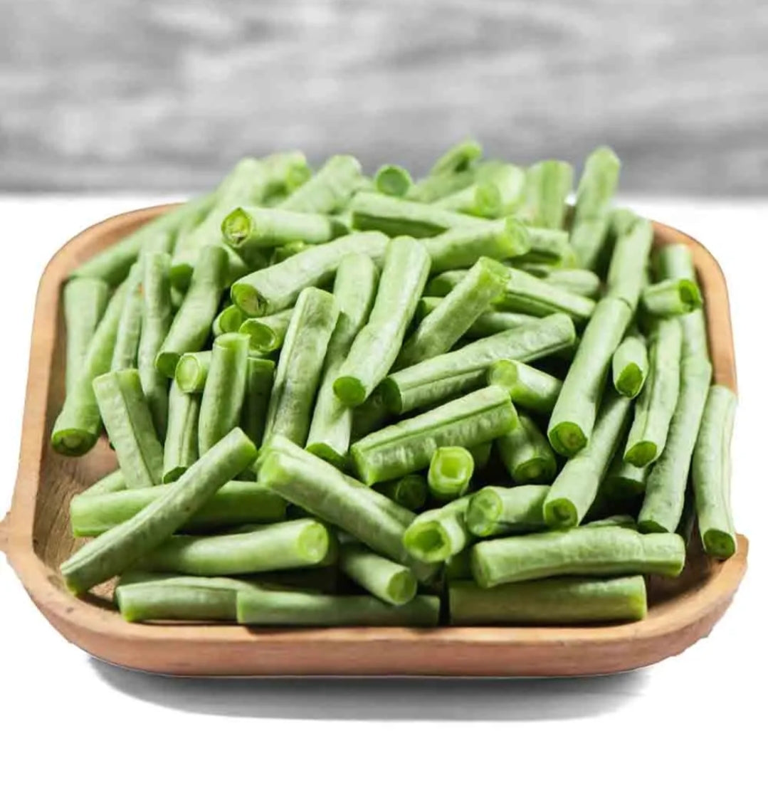 French beans julienne